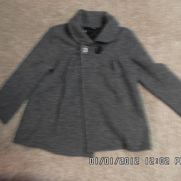 Grey pea coat - Picture 2 of 3